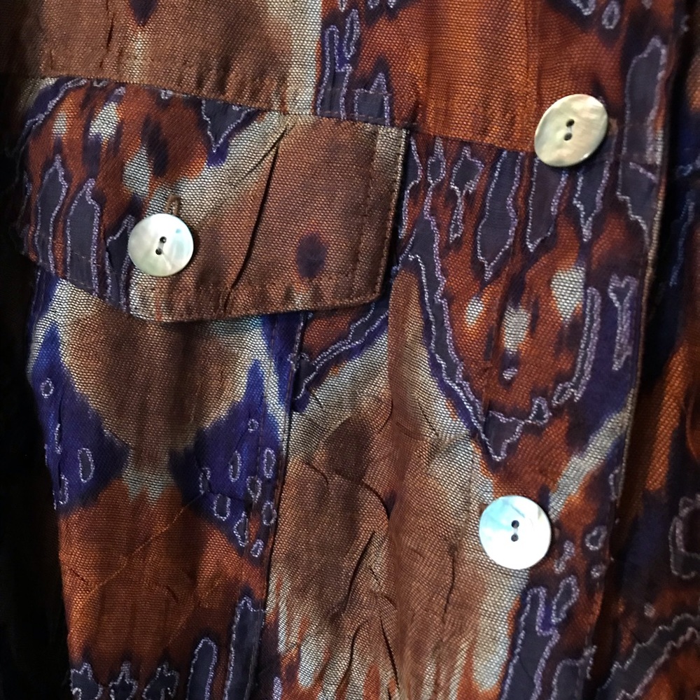 NWT - Ruby Rd. - Button Up Multicolored Top - Picture 3 of 3